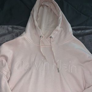 Baby Pink Calvin Klein Hoodie